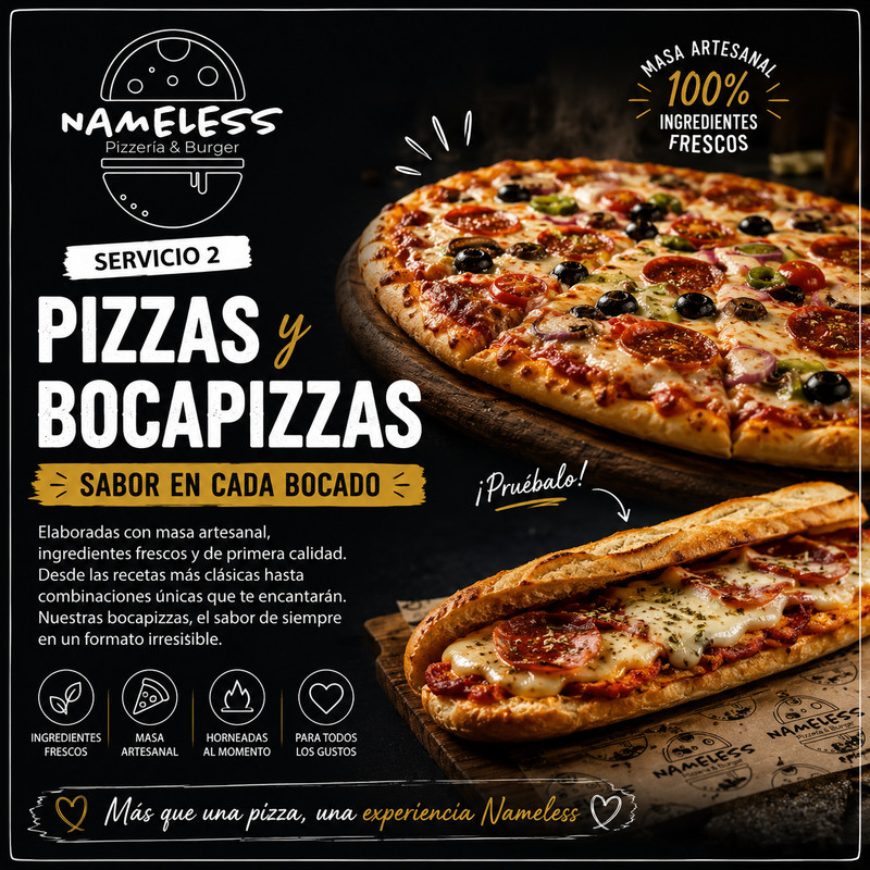 Pizzas y Bocapizzas