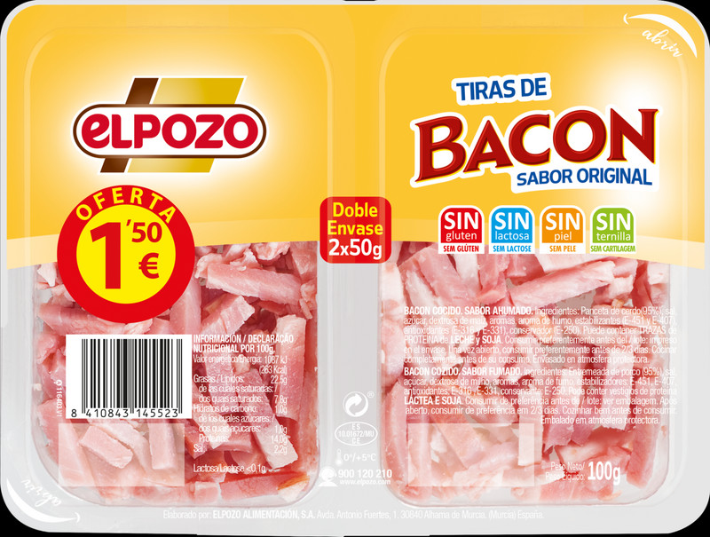 BACON TIRAS
