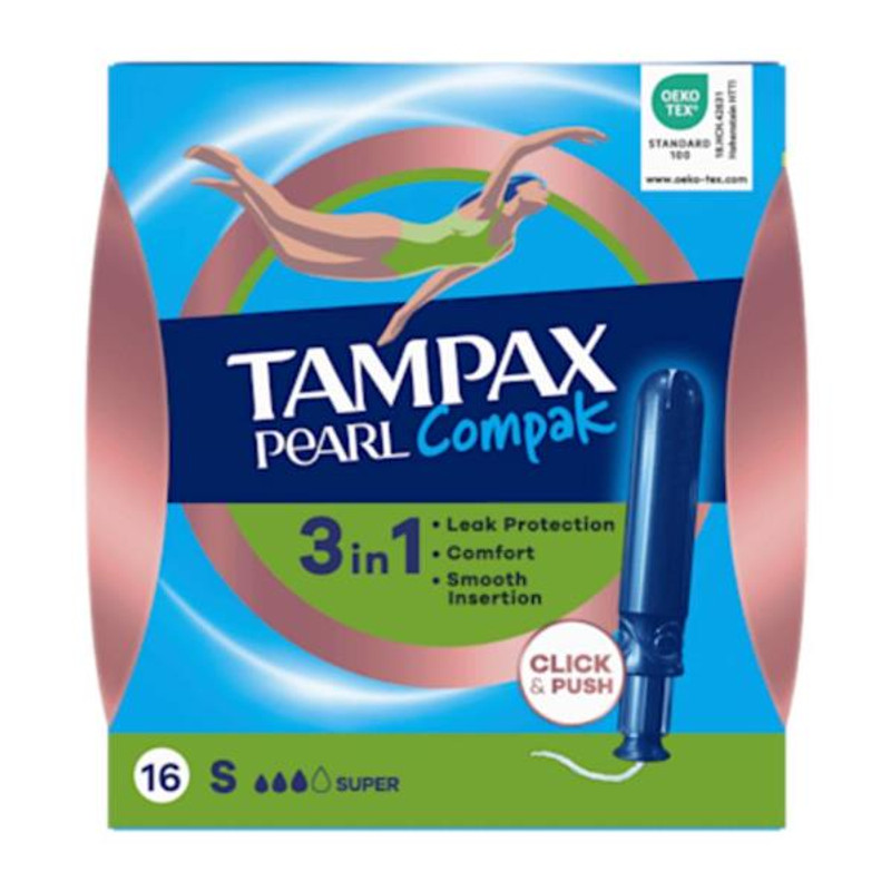 TAMPAX PEARL COMPAK SUPER