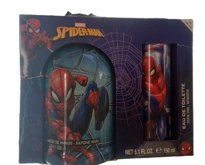 Set dos piezas Marvel Spiderman