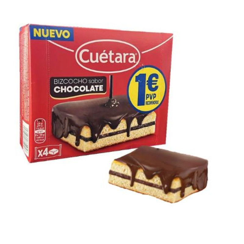 Bizcocho Bañado en Chocolate