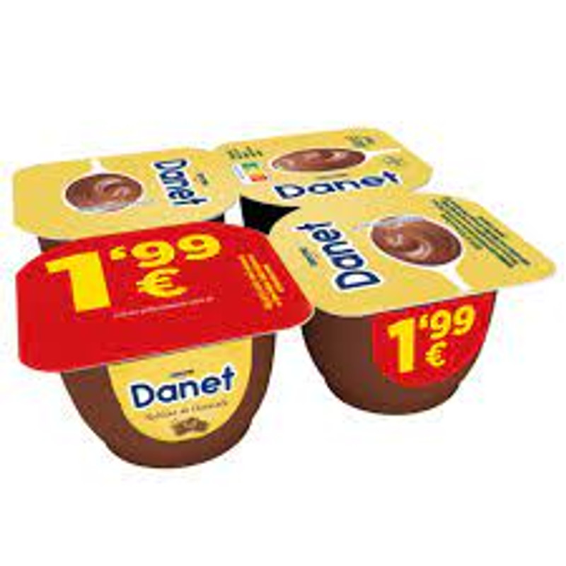 Natillas de Chocolate Danet