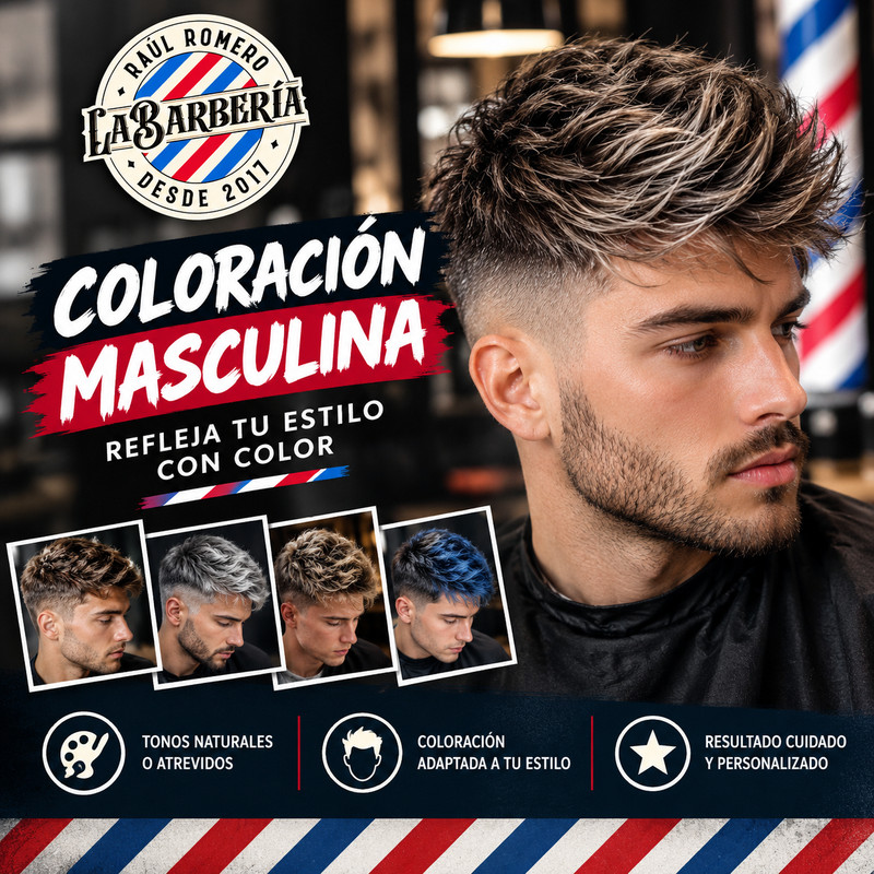 Coloración Masculina – Refleja tu Estilo con Color