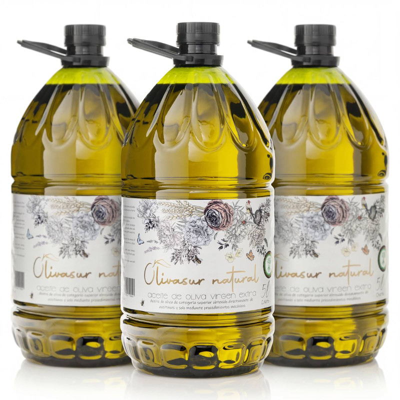 Aceite de Oliva Virgen – Garrafa 5L – Caja 3 Unidades
