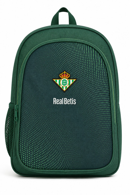 Mochila Real Betis verde con escudo