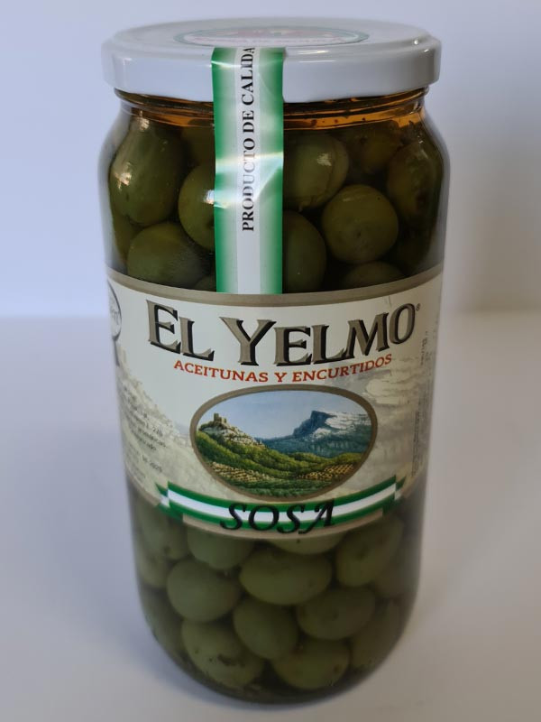 Aceituna Sosa 550 gramos El Yelmo