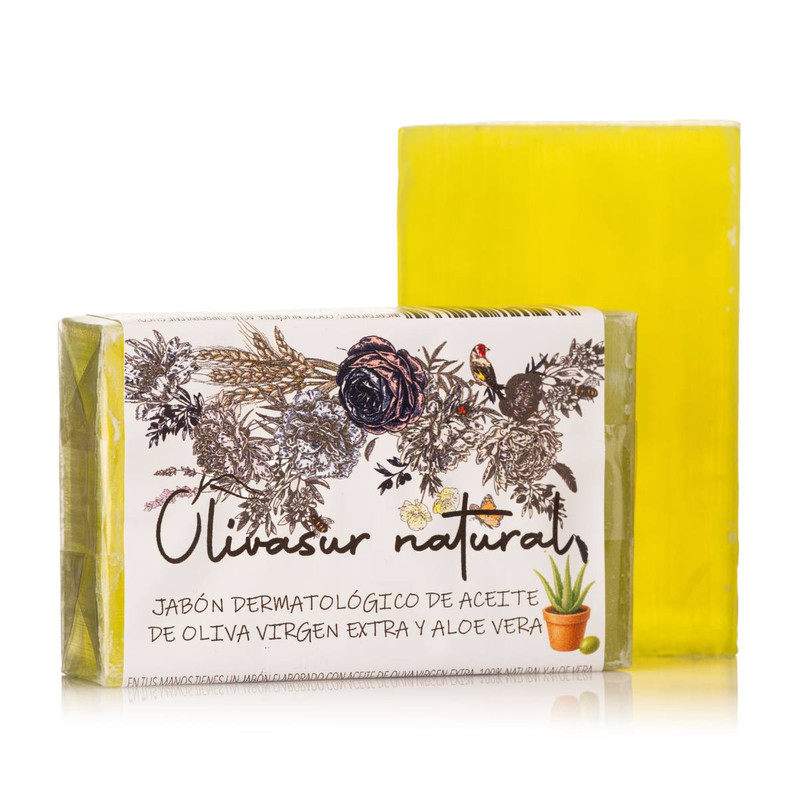 Jabón Aceite de Oliva Virgen Extra y Aloe Vera