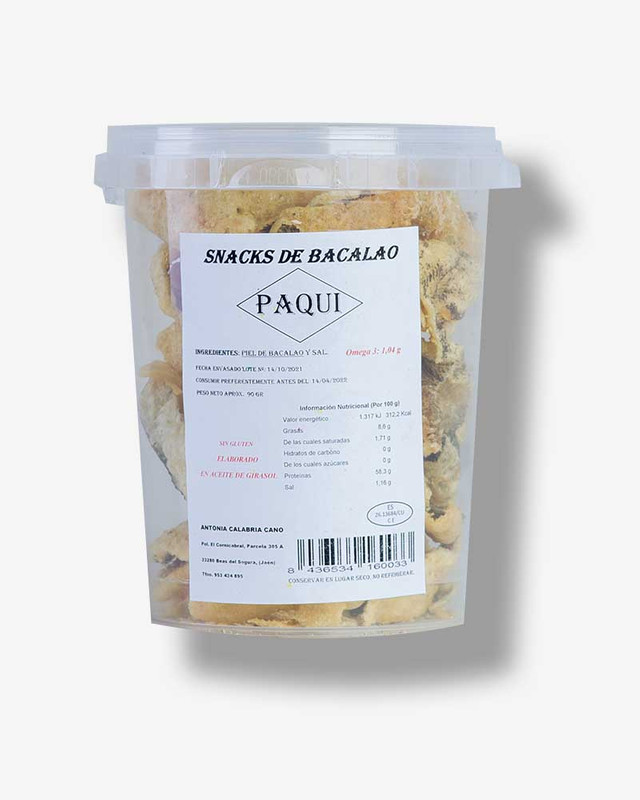 SNACK DE BACALAO – CUBITO (90G)