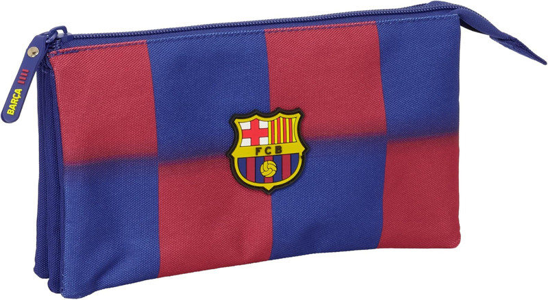 Estuche FC Barcelona azul y granate con escudo