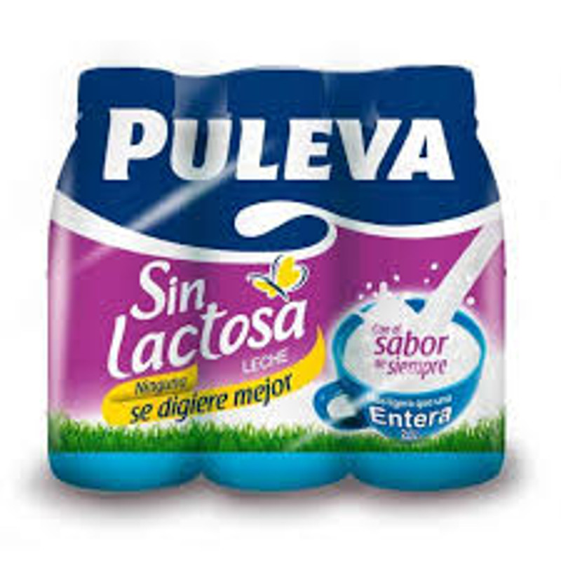Leche Entera Sin Lactosa Puleva 1L