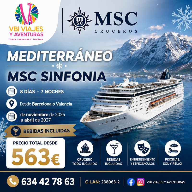 Crucero por el Mediteráneo