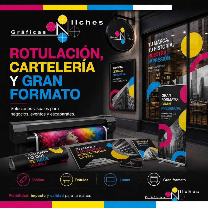 Rotulación, Cartelería y Publicidad en Gran Formato