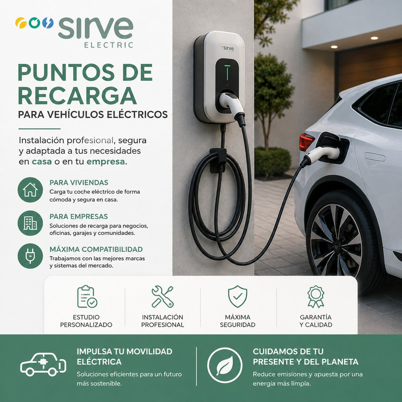 Instalación de Puntos de Recarga para Vehículos Eléctricos