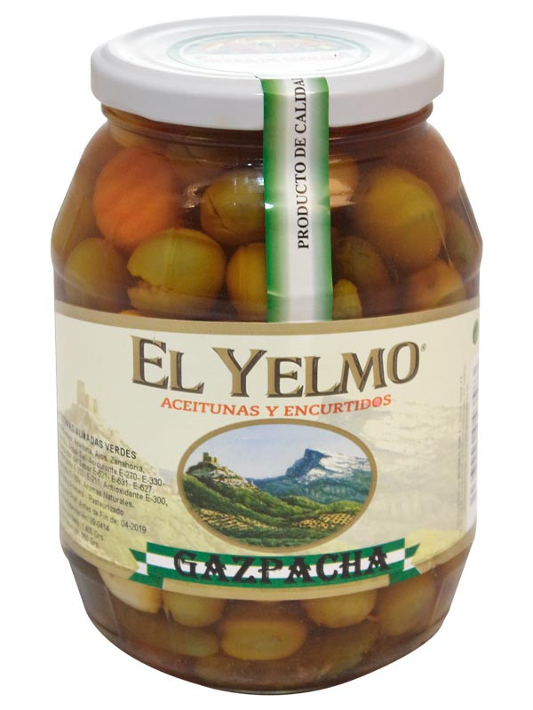 Aceituna Gazpacha 500 gramos El Yelmo