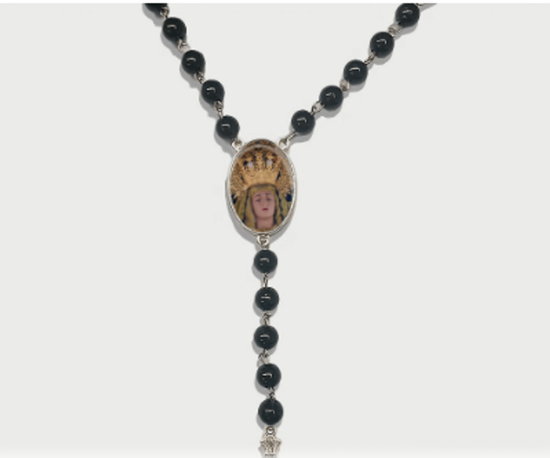 Rosario Amargura color negro