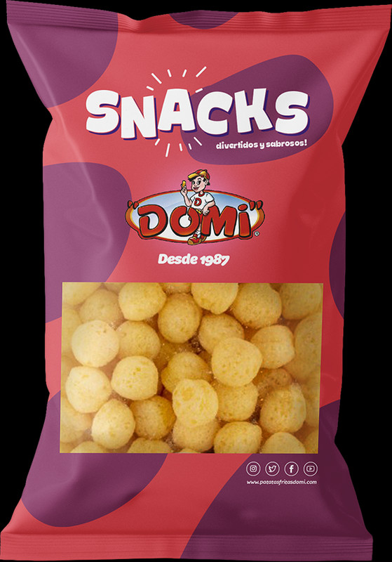 Bolas con Sabor a Queso Domi Formato 120gr