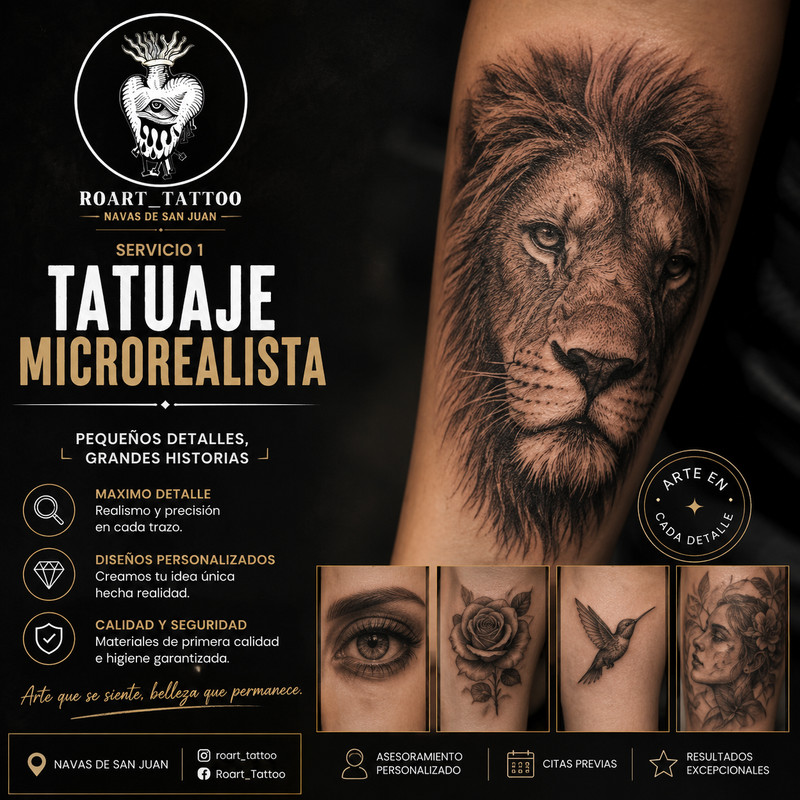 Tatuaje Microrealista