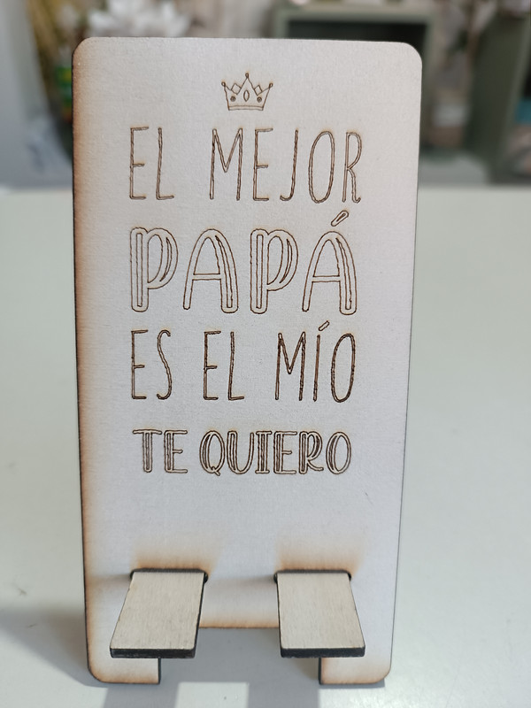 Soporte de madera móvil