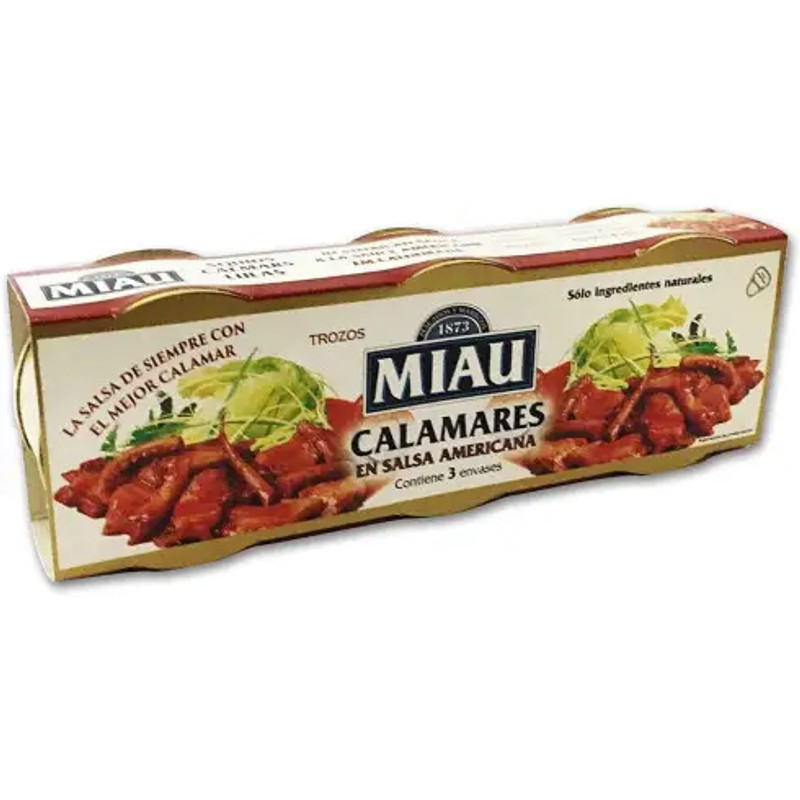 Calamares Salsa Americana Miau