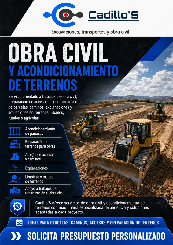 Obra Civil y Acondicionamiento de Terrenos