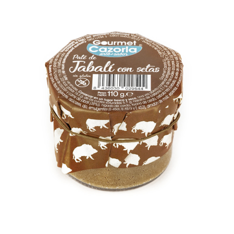 Paté de Jabalí con Setas Gourmet Cazorla