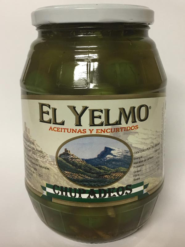 Aceituna Chupadeos 500 gramos El Yelmo