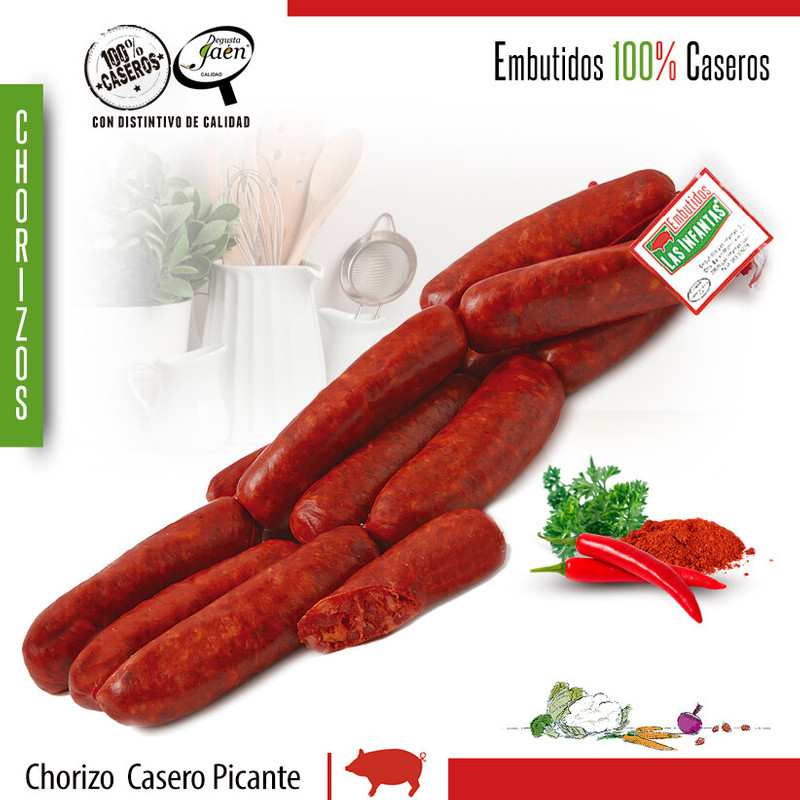 Chorizo Casero Picante Las Infantas