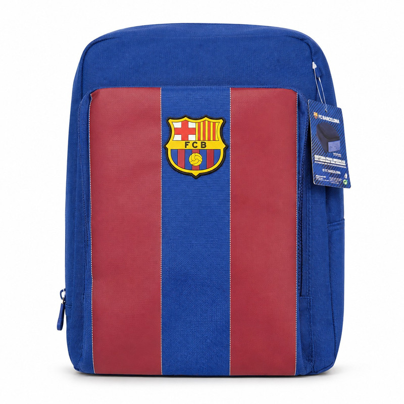Mochila FC Barcelona azul y granate