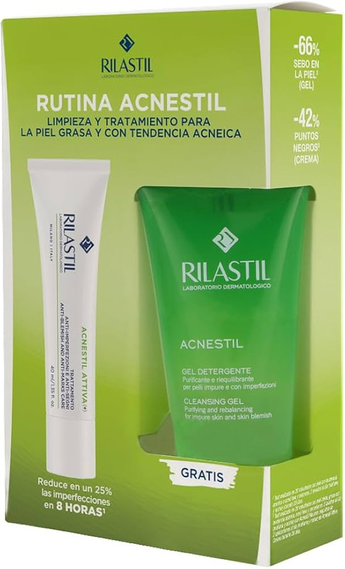 Rutina Acnestil  (crema antimperfeciones + gel purificante)
