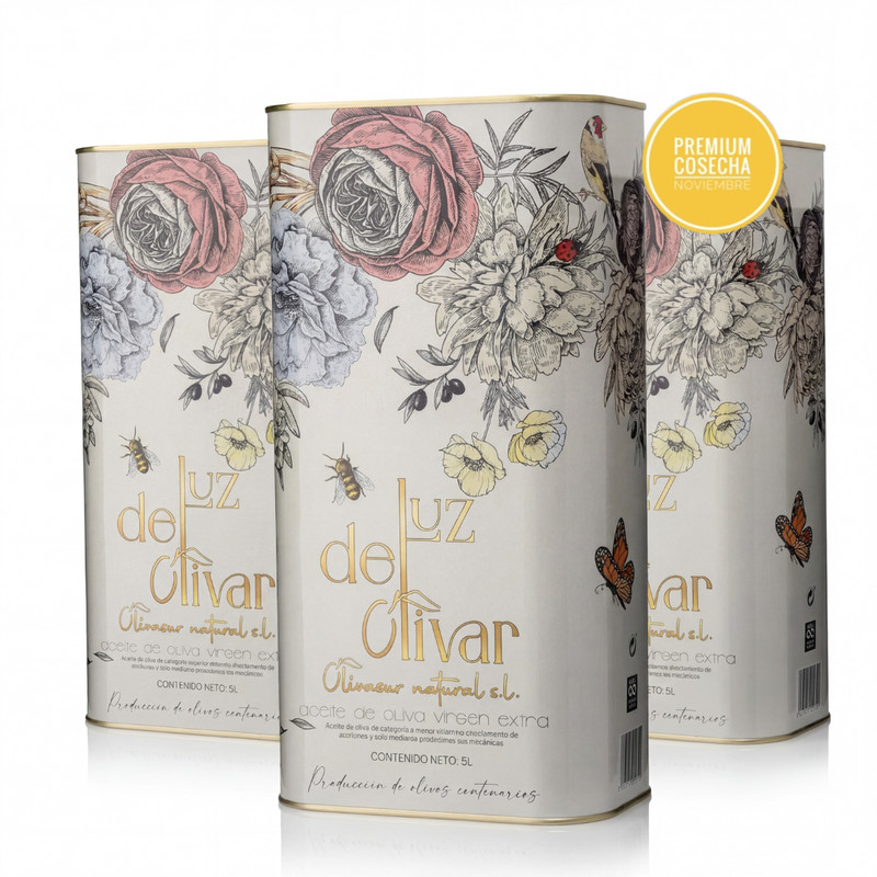 AOVE Premium – Cosecha de Noviembre – Lata de 5L (3 Unidades)