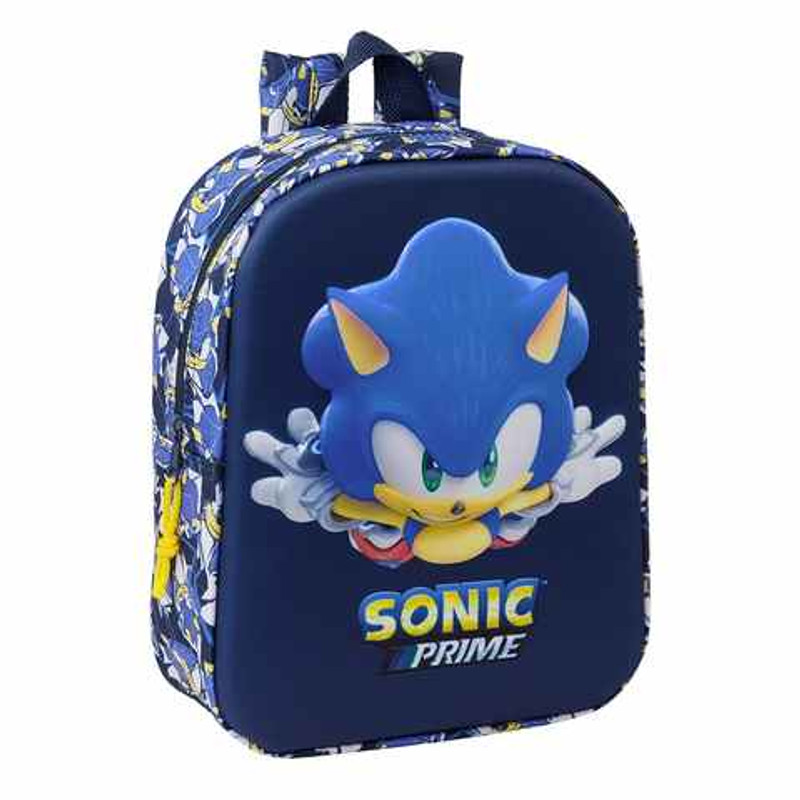 Mochila infantil Sonic Prime azul marino