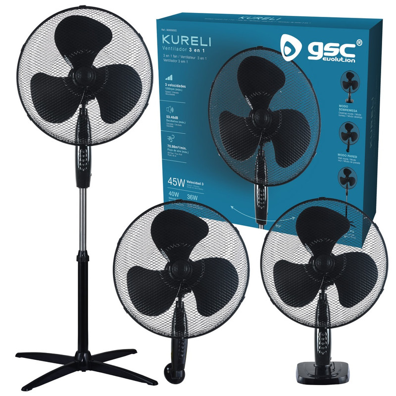 GSC Ventilador Kureli 3 en 1