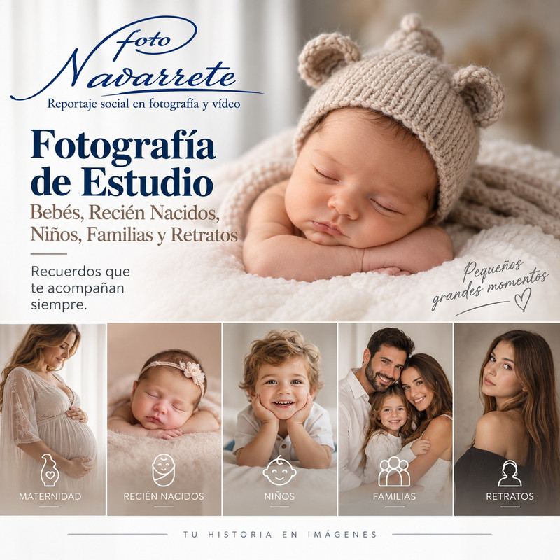 Fotografía de Estudio, Bebés y Recién Nacidos
