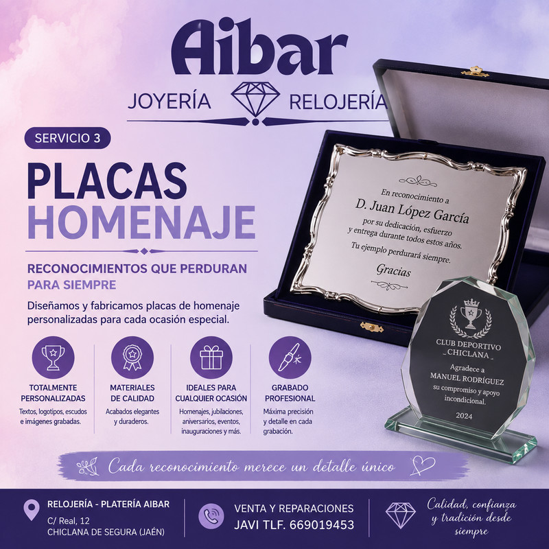 Placas de Homenaje