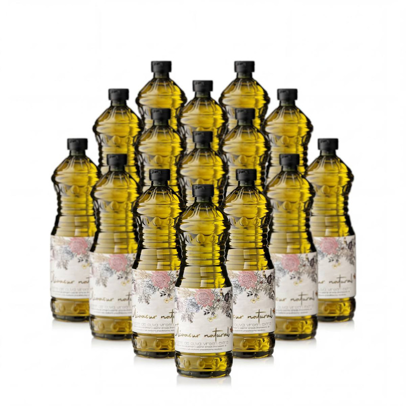 Aceite Oliva Virgen Extra Botella de 1L (Caja 15 Unidades)